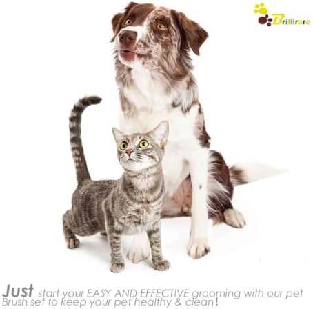 Dog Grooming Brush, Premium Soft Silicone Pet Bath Brushes, Rubber Massage Shampoo Soothing Comb Scrubber for Wet Dry Long Short Haired Dogs & Cats Massaging, Deshedding Shower - Image 7