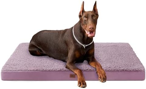 EHEYCIGA Orthopedic Dog Bed Extra Large with Removable Washable Cover, 47IN by EHEYCIGA