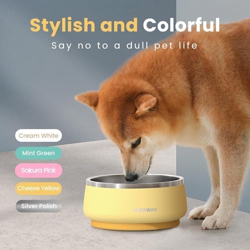 Pawaii Dog Bowl,34 oz Stainless Steel Food and Water Bowl,ID Tag,1 Pack - Image 6