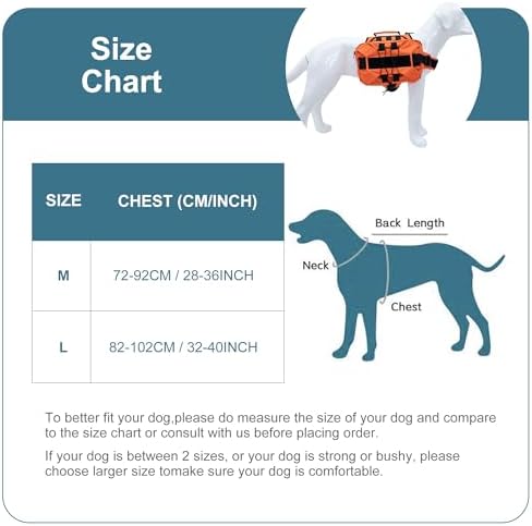 Lovelonglong Medium Large Dog Backpack, Outdoor Hound Saddle Bag with Side Pockets, Adjustable Tactical Pack for Hiking Travel Camping Training Purple L - Image 2