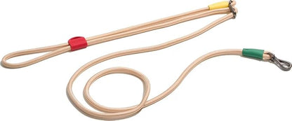 Wild One Hands-Free Adjustable Rope Dog Leash, Standard: 4' to 8.5' Long, .5" Wide, Adjustable for Crossbody, Waist & Handheld, Tan
