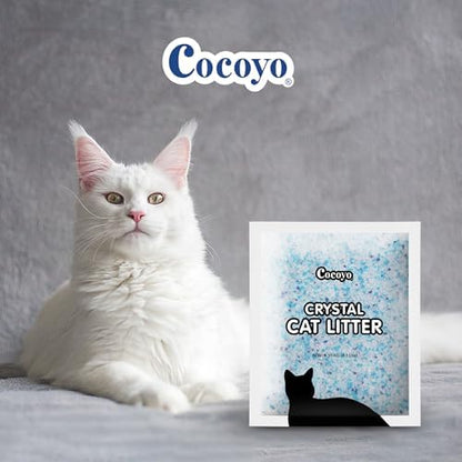 COCOYO Crystal Cat Litter I Silica Gel Cat Litter,17.2 Lbs Value Pack (4.3 Lbs x 4) - Image 2