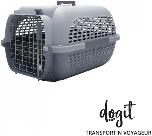 Dogit Dog Travel Carrier Voyageur Model 100 With Treat Compartment, Large (76626)