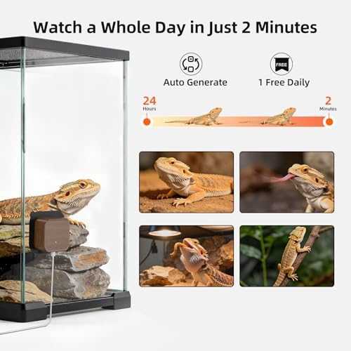 5MP Aquarium Camera,Time Lapse WiFi Reptile Camera & Terrarium & Fish Tank - Image 2