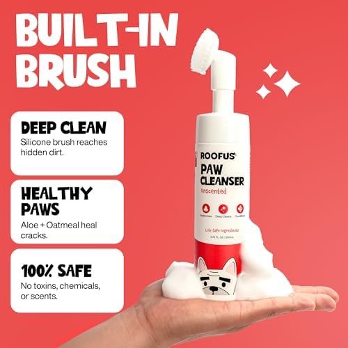 Dog Paw Cleaner for Dogs & Cats - No Rinse Foaming Paw Washer, 5 fl oz - Image 5