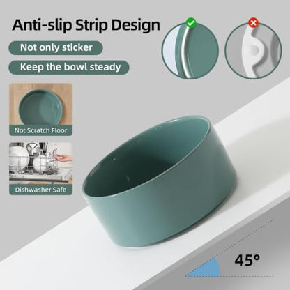 Havniva Cat Bowls Set of Two, 6.1” Ceramic Cat Food Bowls, Cat Water Bowl - Image 5