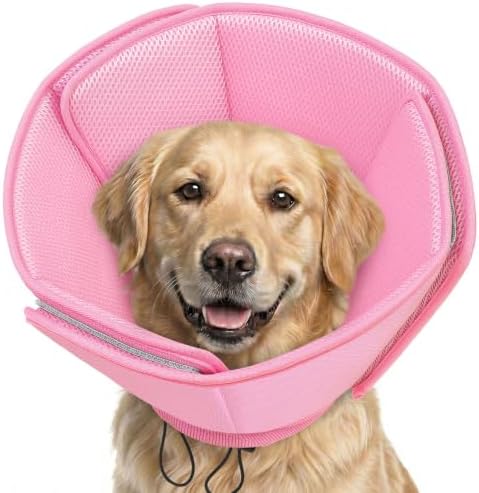 AOFITEE Soft Dog Cone, Adjustable Cones for Dogs After Surgery by AOFITEE