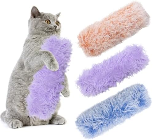 3 Pack Catnip Toys,Soft and Durable Cat Pillows Toys, Funny cat Toy by MAIIU