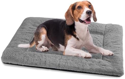 Dog Crate Pad, Washable Cozy Dog Bed Mat for Medium Dogs 36"x23", Dark Gray by ZENGAOOU