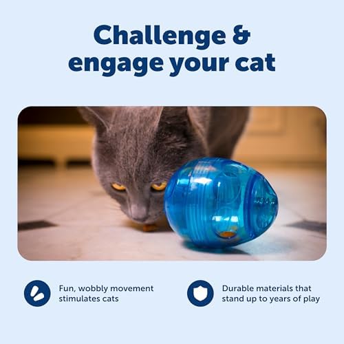 PetSafe Egg-Cersizer Interactive Cat Slow Feeder Toy - Image 3