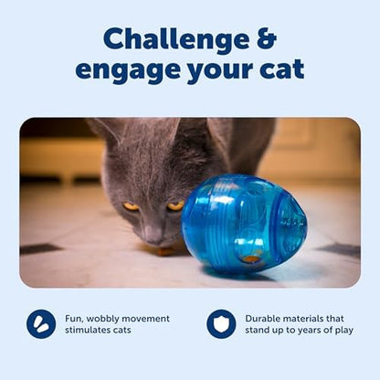 PetSafe Egg-Cersizer Interactive Cat Slow Feeder Toy - Image 3