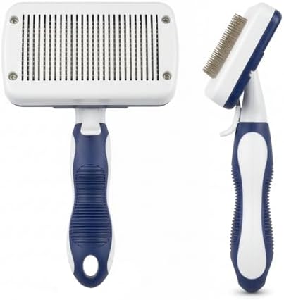 BPG Pet Grooming Tools for Dogs & Cats- Self Cleaning Slicker Brush, Deshedding & Dematting Grooming Dog Brush For Shedding, Removes Loose Fur & Tangles- Brooklyn Pet Gear by BrooklynPetGear