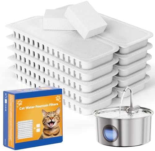 Puppyspout Cat Water Fountain Filters for 108oz/3.2L Cat Water Fountain by Puppyspout
