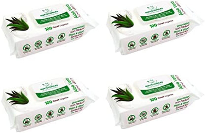 Best Pet Supplies Cleaning Dog Wipes - Hydrating Aloe, 400 Count by BestPetSuppliesLLC