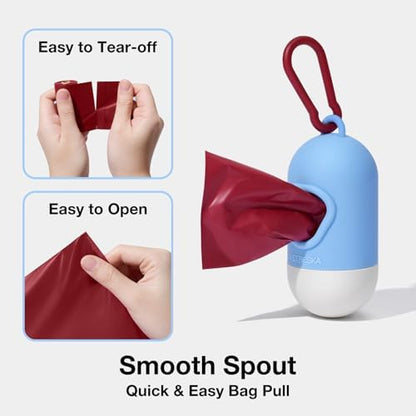 VETRESKA Dog Poop Bag Dispenser with 105 Bags, Leak Proof and Extra Thick - Image 5