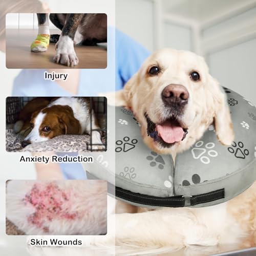 SCENEREAL Dog Cone Alternative After Surgery Donut Collar Soft - Image 4