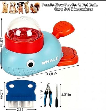 Pet Duck Snack Dispenser, Tear Comb, and Nail Trimmer Set - Image 2