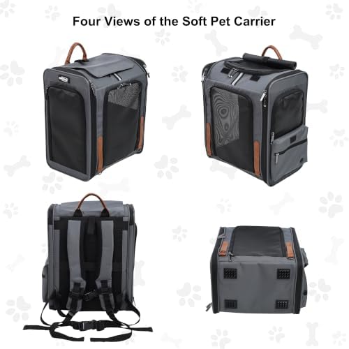 EliteField Deluxe Backpack Pet Carrier for Cats and Dogs (3-Year Warranty) - Image 3