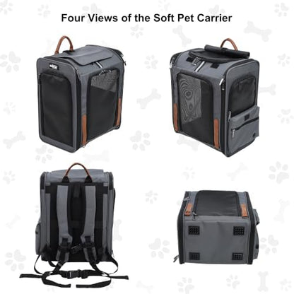 EliteField Deluxe Backpack Pet Carrier for Cats and Dogs (3-Year Warranty) - Image 3