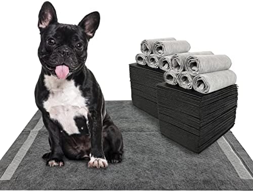 Dogcator Charcoal Dog Training Pads 100 Count, 22"x22" Puppy Pee Pads for Small Dogs, Activated Carbon Dog Pee Pads, Disposable Puppy Pads Pet Training Pads by Dogcator