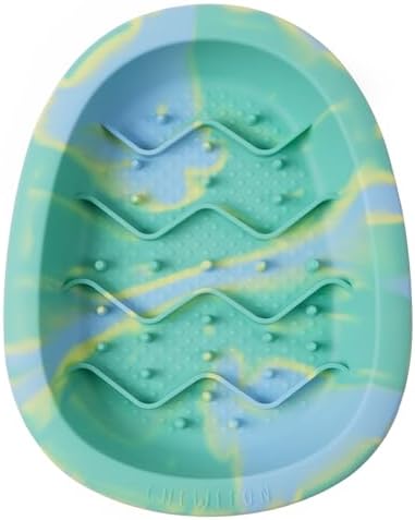 CHEWFFON Dog & Cat Lick Mat Bowls with Suction Cups, Green by CHEWFFON