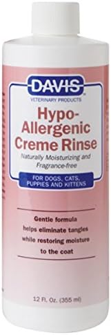 Davis Manufacturing Hypoallergenic Pet Crème Rinse, 12 oz, White (HCR12) by DavisManufacturingandPackaging