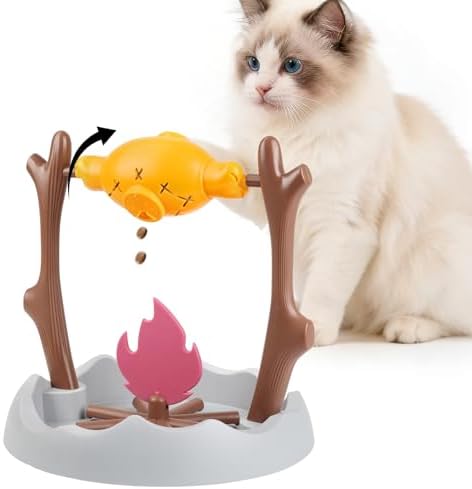 SZEE Cat Treat Dispenser Toy, Foraging Interactive Cat Toy, Puzzle Feeder by SZEE