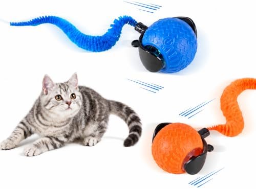 Interactive Cat Toys for Indoor Cats, Automatic Rolling Cat Balls by Unknown