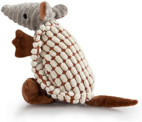 Hollypet Armadillo Squeaky Puppy Dog Toys for Small Medium Dogs, 8" by Hollypet