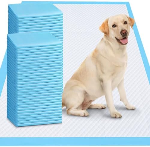 Gimars XXXXL 36"x36" Thicken Heavy Absorbency Dog Pad Extra Large- Jumbo Disposable Polymer Quick Dry No Leaking Pee Pads for Dogs, Cats, Rabbits Pets 30 Counts by Gimars