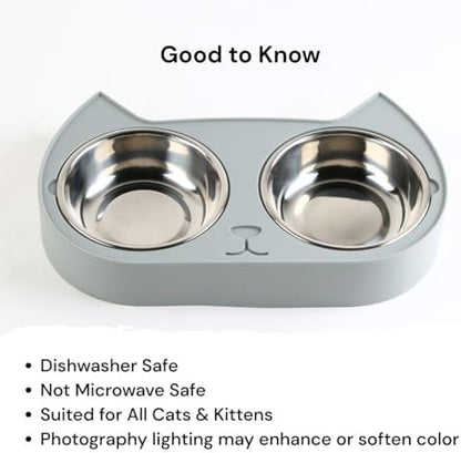 7 Ruby Road Kitten Food Bowl - Cat Food and Water Bowl Set for Indoor Cats - Image 7