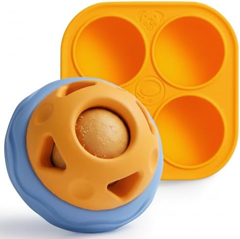 Nocciola Enrichment Dog Licking Toy Set, Frozen Treat Molds & Interactive Feeder for Aggressive Chewers, Freezable Rubber Dog Lick Bowl Long-Lasting to Keep Them Busy, Engagement & Anxiety Relief by Nocciola