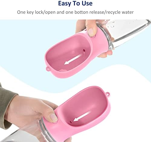WePet Portable Dog Water Bottle, 25 OZ, Leak Proof Puppy Water Dispenser with Drinking Feeder for Pets Outdoor Walking, Hiking, Travel, Food Grade Plastic - Image 5