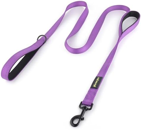 Plutus Pet Double Handle Dog Leash, 6 FT Long, for Medium Large Dogs by PLUTUSPET