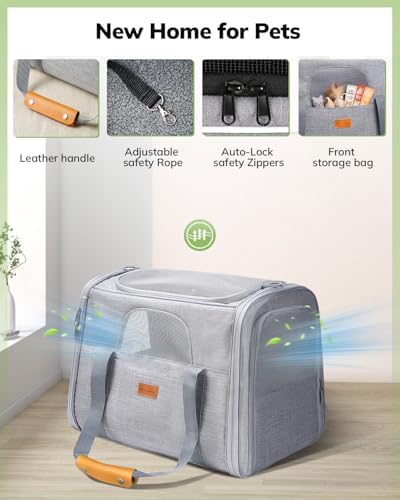 Morpilot Cat Carrier Soft for Large Medium Cats and Puppy up to 18lbs - Image 5