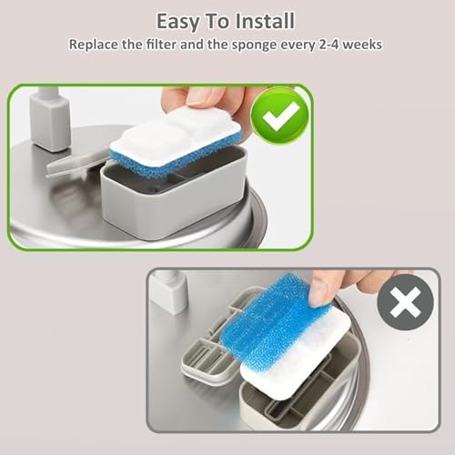 Pet Fountain Filters Fit for oneisall PWF-001 2L/67oz Cat Water Fountain - Image 7
