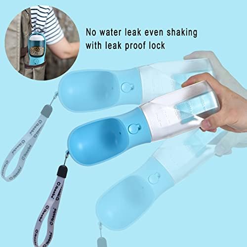 Cibaabo Dog Water Bottle with Food Container & Poop Bag Holder & Filter - Image 5