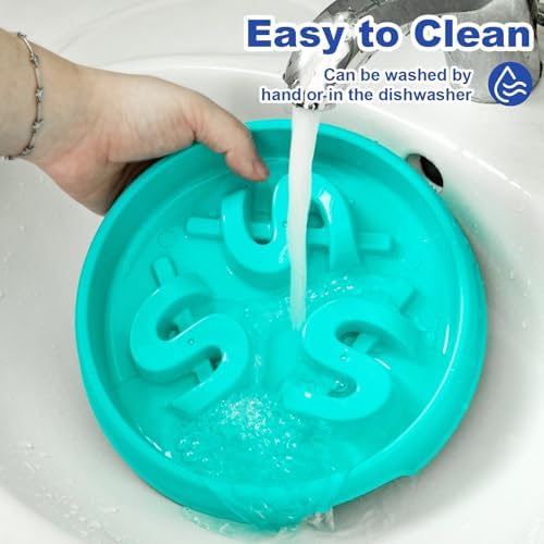Slow Feeder Dog Bowls, Maze Dog Bowl Slow Feeder for Healthy Eating, Non-Slip Dog Food Bowl, Food-Grade Puppy Bowl, Slow Feeder Cat Bowl & Cat Food Bowl, Puzzle Dog Bowls for Small & Medium Pets - Image 5