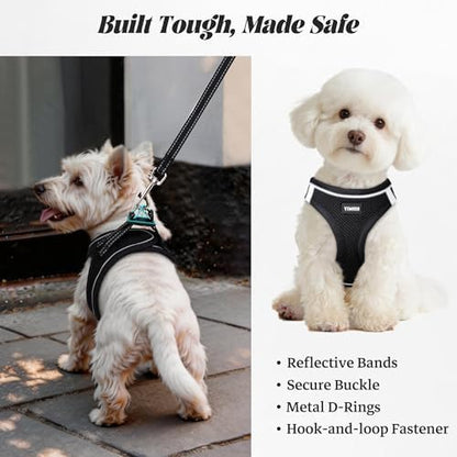 No Pull Dog Puppy Harness and Leash Set Reflective Mesh Vest X-Small - Image 5