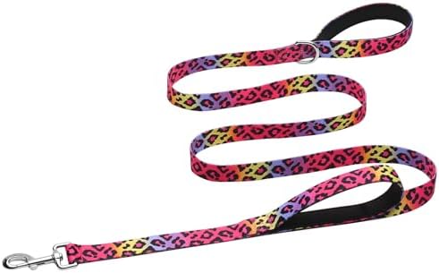 Hikiko 6FT Dog Leash Padded Double Handle with Designed Pattern by Hikiko