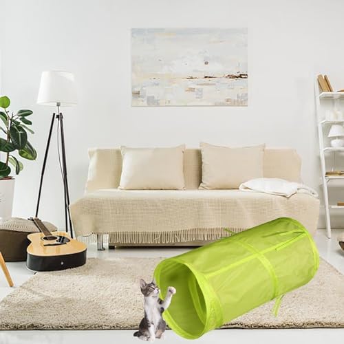 iCAGY Cat Tunnel for Indoor Small Cats Kittens Rabbits, Foldable Tube Toys - Image 6