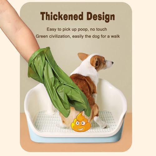 Dog Poop Bags with Dispenser, 150 Count Lavender Scented Poop Bags, Leak Proof and Extra Thick Pet Waste Bags, 13" x 9" Large Thickened leakage, degradable - Image 4