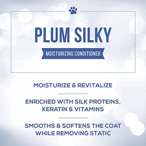 Nature's Specialties Plum Silky Dog Conditioner Concentrate for Pets, Natural Choice for Professional Groomers, Keratin and Silk Proteins, Made in USA, 16 oz - Image 3