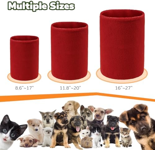Dog & Cat Calming Band Cat Anxiety Relief Cover,Double Layer Thickened Pet Ears Elastic Neck Band Noise Cancelling Ear Muffs for Anxiety Relief/Noise Protection,Grooming,Thunder,Fireworks - Image 5