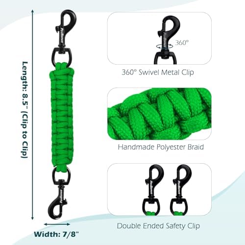 PetBonus Dog Collar Safety Clip, Handmade Prong Collar to Harness Connector - Image 2