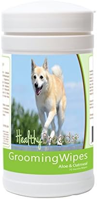 Healthy Breeds Norwegian Buhund Grooming Wipes 70 Count by HealthyBreeds