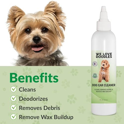 Dog Ear Cleaner, Natural Formula Puppy Ear Wash & Cleaning, Made in USA - Image 4