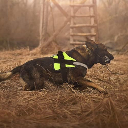 Dog Harness, No-Pull Reflective Dog Vest, Breathable Adjustable Pet Harness with Handle for Outdoor Walking - No More Pulling, Tugging or Choking Small (Pack of 1) Green - Image 4