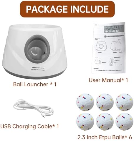 Automatic Dog Ball Launcher, 6 ETPU Balls, 20-45ft Distance - Image 7