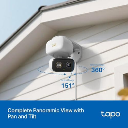 Tapo 3K 5MP Pan/Tilt Indoor/Outdoor Security Camera, Free Person/Vehicle/Baby Cry Detect & 360° Motion Track, Color Night, SD/Cloud, Wrks w/Alexa & Google Home, 2.4 GHz WiFi, HybridCam 360 - Image 3